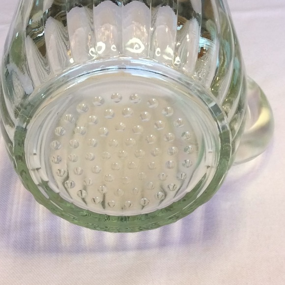FINAL SALE PRICE Patterned Glass Beverage Pitcher - Picture 2 of 4